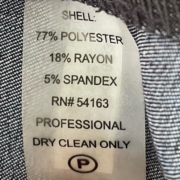 Calvin Cline Ruched Dress with Cap Sleeve, Size 4, Dark Gray Heather - Picture 8 of 9